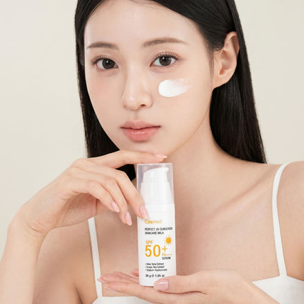 COSMED PERFECT UV SUNSCREEN SKINCARE MILK SPF50+ PA++++ SERUM