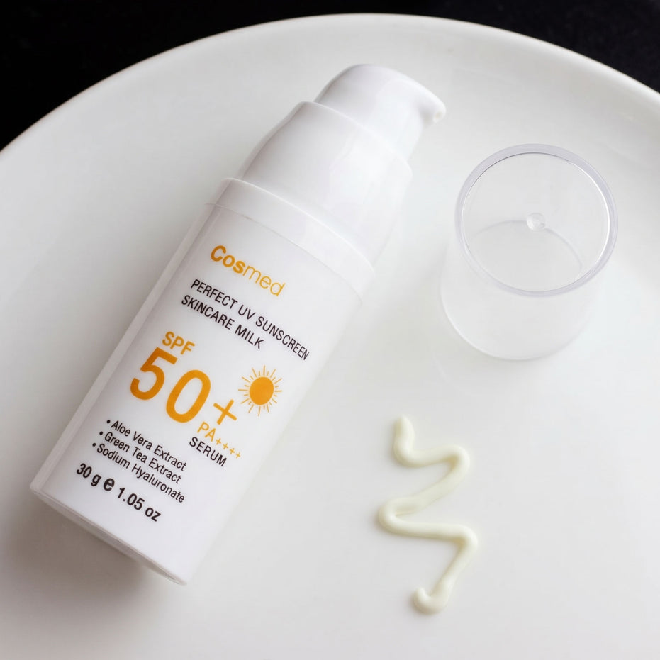 COSMED PERFECT UV SUNSCREEN SKINCARE MILK SPF50+ PA++++ SERUM