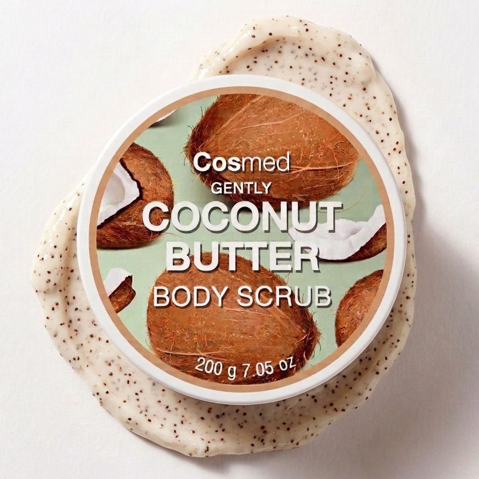 COSMED GENTLY COCONUT BUTTER BODY SCRUB