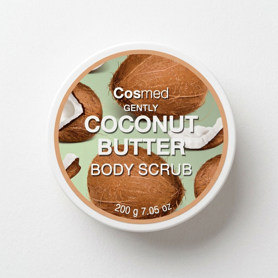 COSMED GENTLY COCONUT BUTTER BODY SCRUB