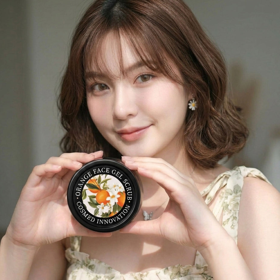 COSMED BRIGHTEN SKIN SMOOTH ORANGE GEL SCRUB